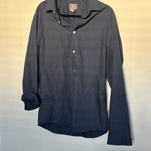 H&M Blue Casual Button Down Shirt